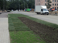 Строительство парковки из газонной решетки для ЖК "Осиновая роща"